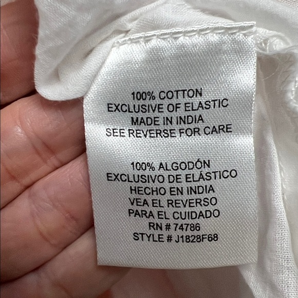 Bila 77 Via Marisol Peach Floral Print 100% Cotton Ruffle Detail Midi Dress Sz L - Picture 13 of 14